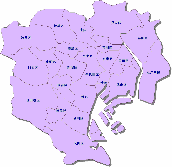 23区地図